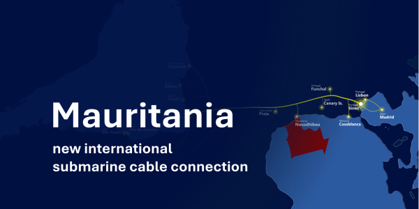 Mauritania new international subsea cable connection