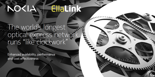 EllaLink and Nokia Case Study on the longest all-optical backhaul in the world - working like a Clockwork Network